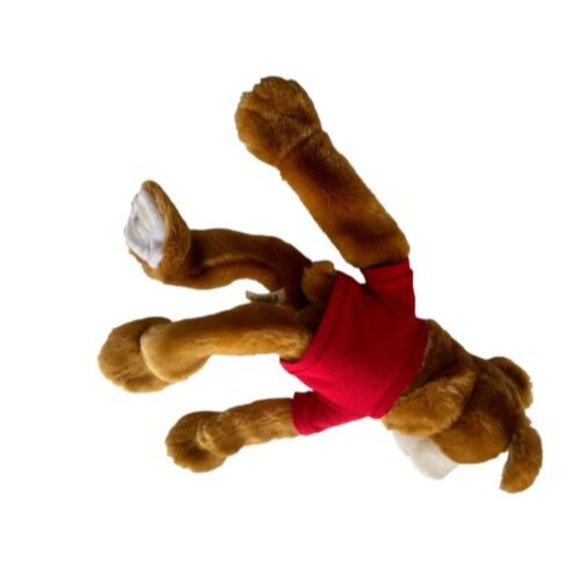 Hanging Bulldog plush With USMC Tee Shirt Chesty Semper Fi - Picture 3 of 7